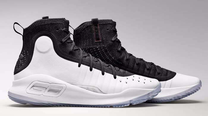 Under Armour Curry 4 Black/White 1298306-007 (
