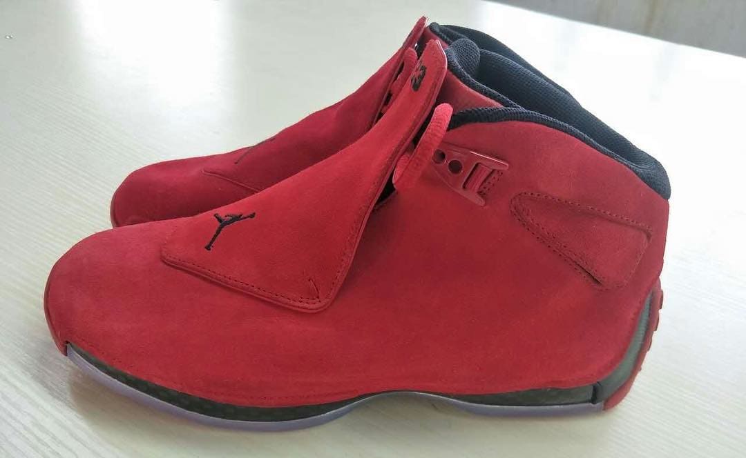 Air Jordan 18 Toro Red Suede Release Date AA2494-601
