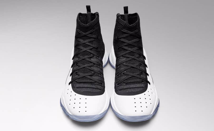 Curry 4 black and on sale white