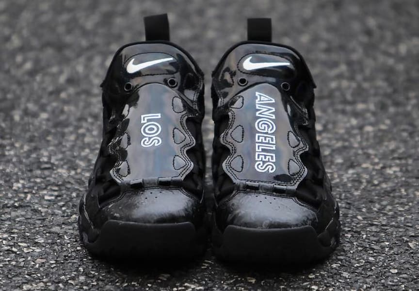Nike Air More Money &#x27;Black/Los Angeles&#x27; (Front)