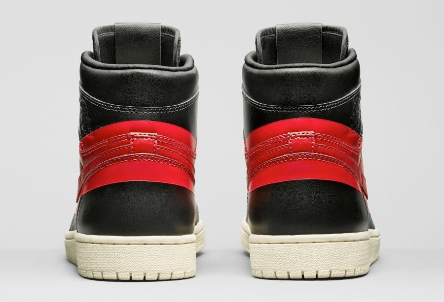 Air Jordan 1 High OG &#x27;Couture&#x27; Black/Gym Red-Musline BQ6682-006 (Heel)