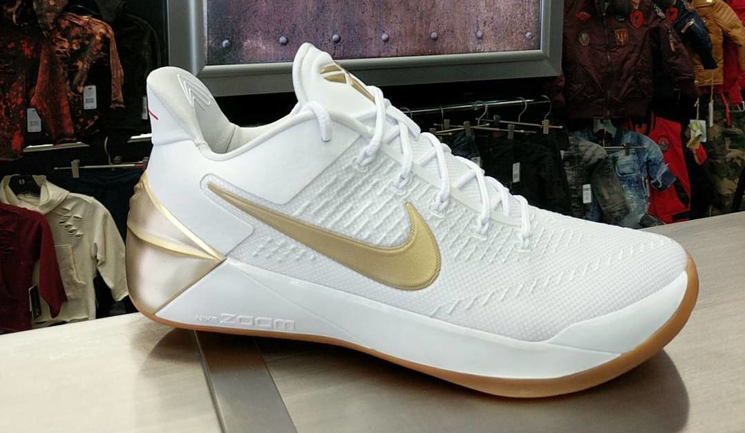 Nike Kobe A.D. White/Gold Release Date 852425-107