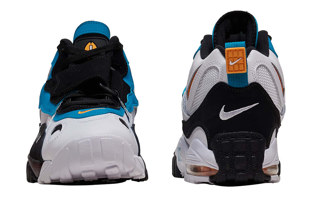 Nike Air Max Speed Turf &#x27;Dolphins&#x27; 525225-100 (Front and Heel)