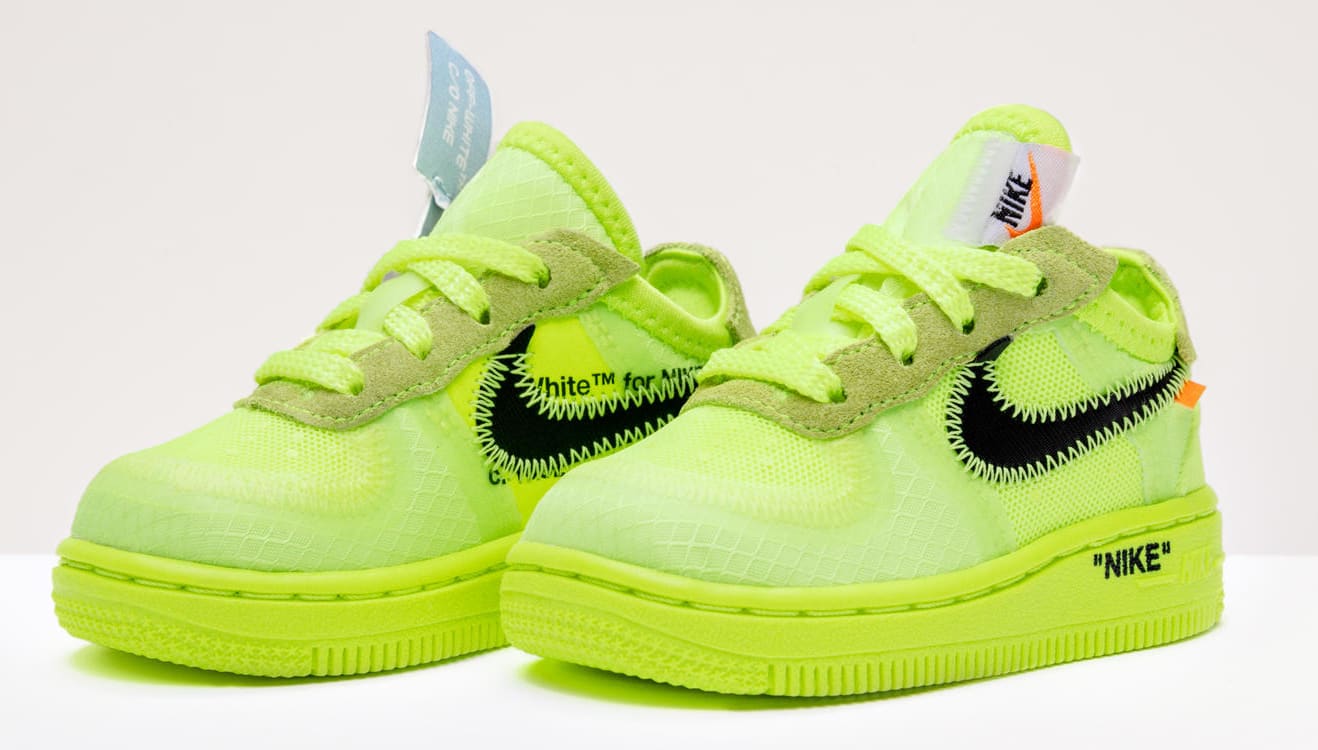 Nike Off-White Air Force 1 in Volt