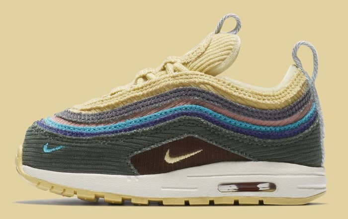 Sean Wotherspoon x Nike Air Max 1/97 Toddler BQ1670-400 (Lateral)