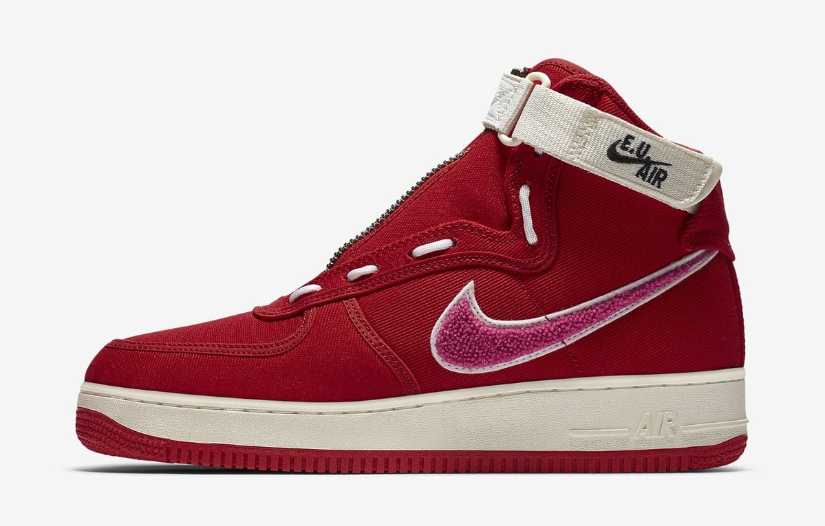 Emotionally Unavailable x Nike Air Force 1 High (Lateral)