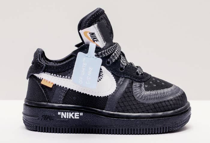 Nike Officially Reveals Virgil Abloh's Air Force 1s in Kid's Sizing