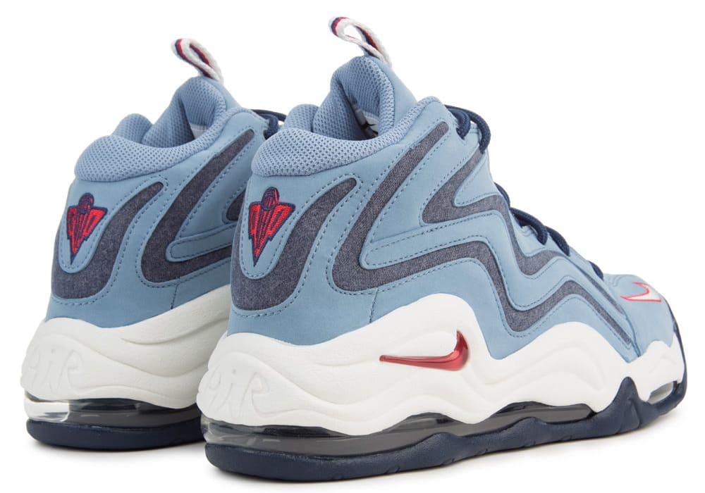 Nike Air Pippen Work Blue Chicago Flag Release Date 325001-403 Heel
