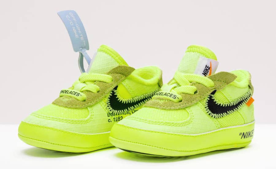 Nike Officially Reveals Virgil Abloh's Air Force 1s in Kid's