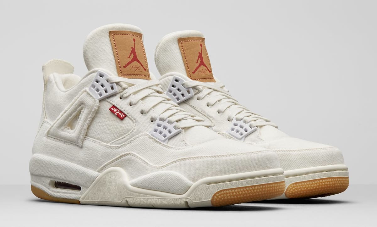 White Levi's x Air Jordan 4s Get a Confirmed Release Date | Complex