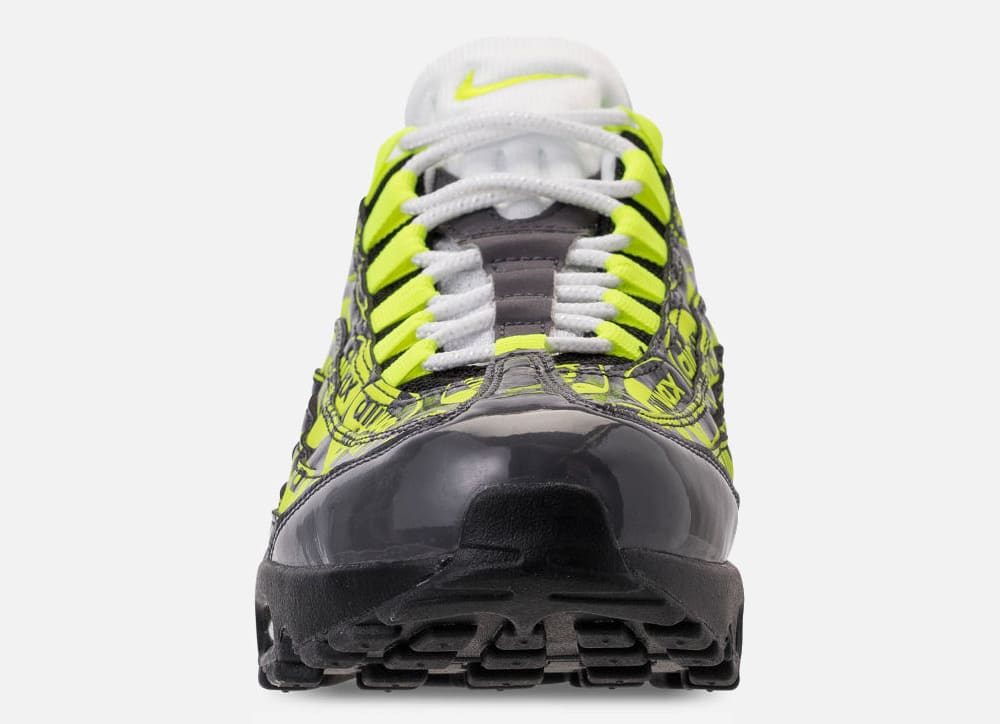 Nike Air Max 95 &#x27;Black/Volt/Ash White&#x27; 538416-019 (Toe)