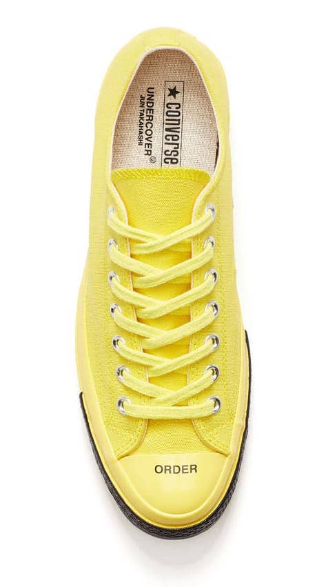 Converse x hotsell undercover yellow