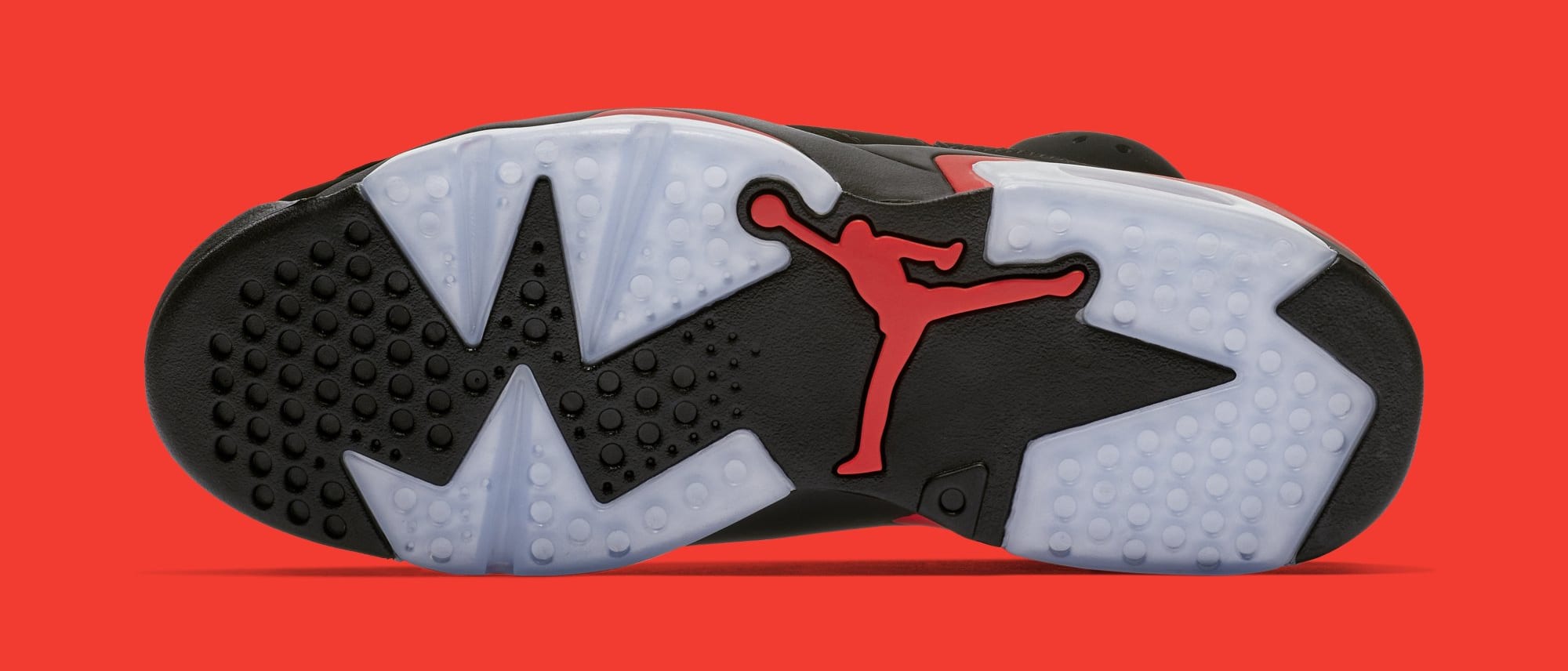 Air Jordan 6 &#x27;Black Infrared&#x27; 384664-060 (Bottom)