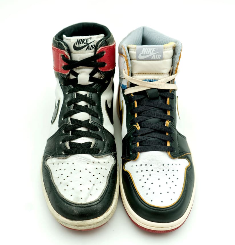 Union x Air Jordan 1 Comparison (vs. &#x27;Black Toe&#x27;)