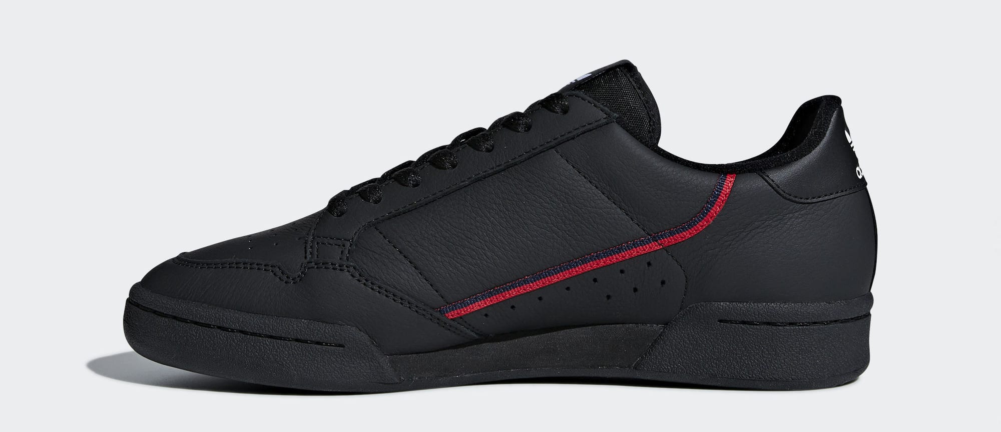 Adidas Continental 80 Rascal &#x27;Black&#x27; B41672 (Medial)