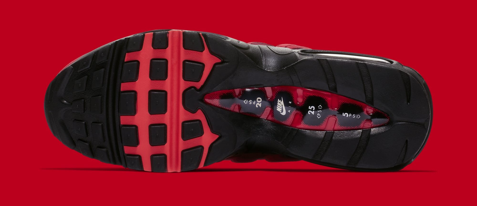 Nike Air Max 95 &#x27;Habanero Red/Black-White&#x27; AT2865-600 (Bottom)
