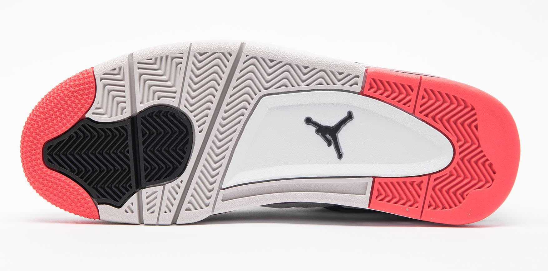 Air Jordan 4 Retro &#x27;White/Black-Light Crimson-Pale Citron&#x27; 308497-115 (Bottom)