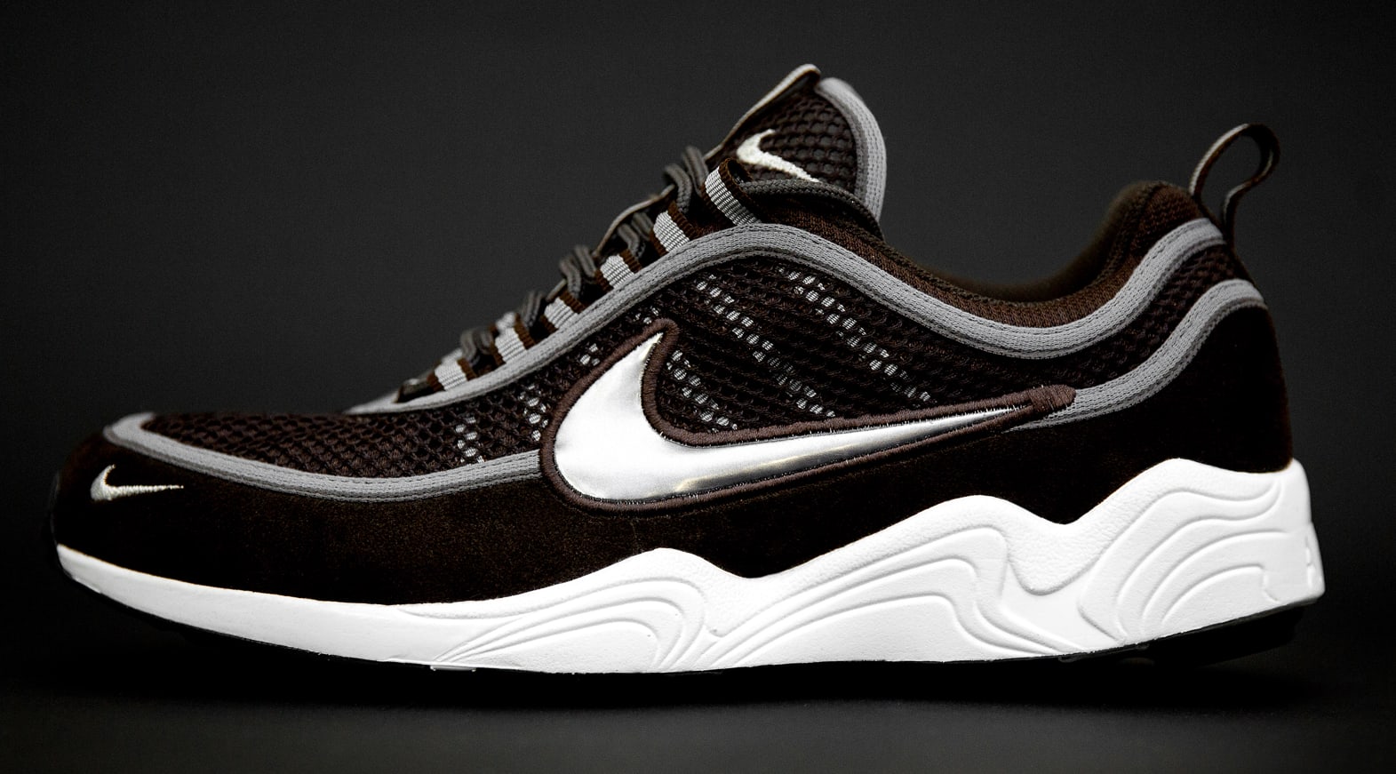 size? exclusive Nike Zoom Spiridon &#x27;Brown&#x27; (Lateral)