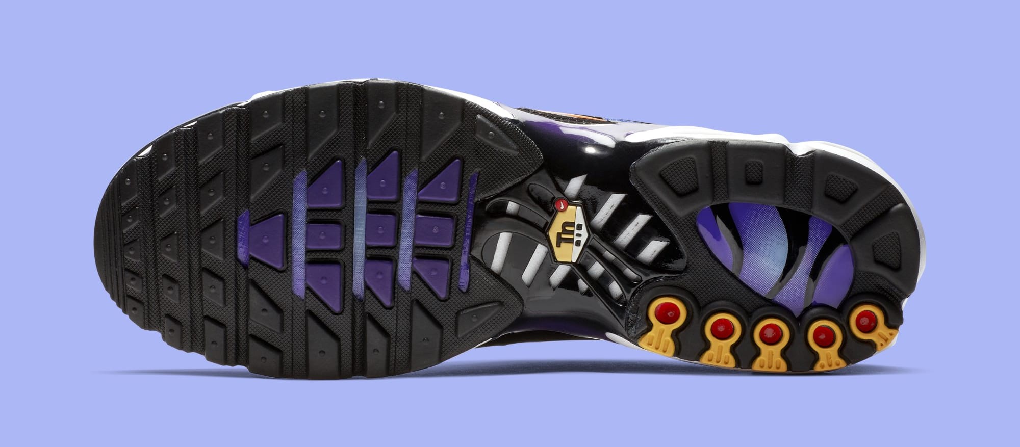 Nike Air Max Plus &#x27;Black/Total Orange-Voltage Purple&#x27; BQ4629-002 (Bottom)