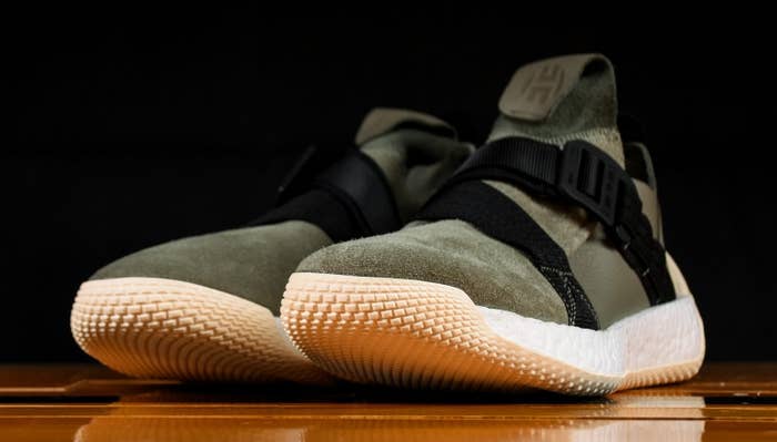 Adidas Harden LS 2 Buckle Olive Release Date AQ0020 Toe