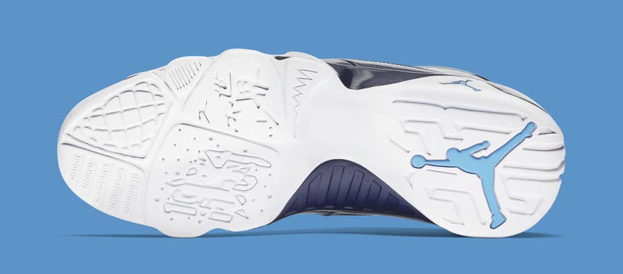 Jordan 9 white 2024 university blue midnight navy