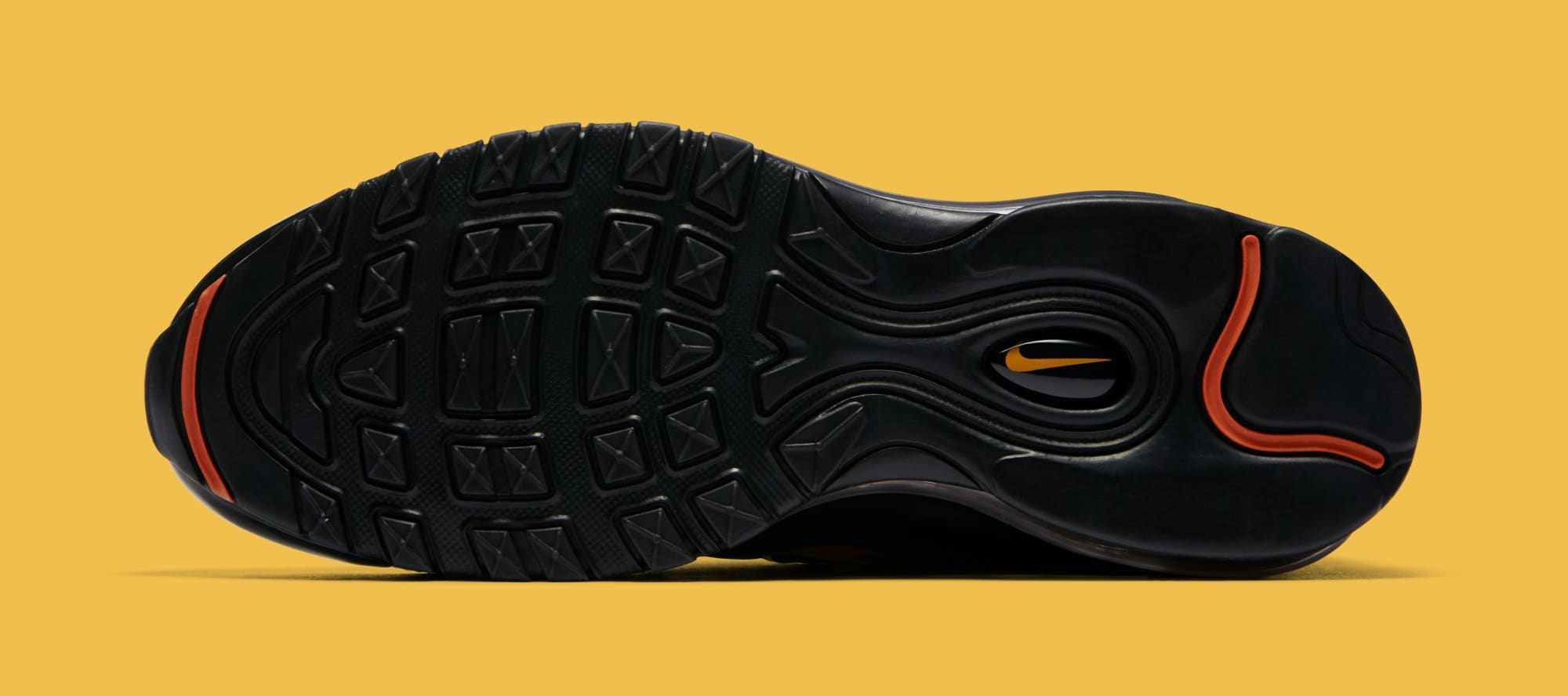 Nike Air Max 97/Plus &#x27;Black/Engine/Shock Orange&#x27; AH8144-002 (Bottom)