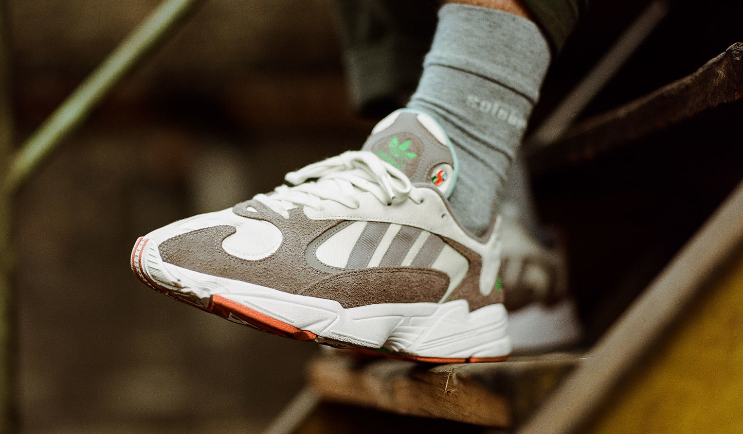 Solebox x Adidas Yung-1 (On-Foot Left)