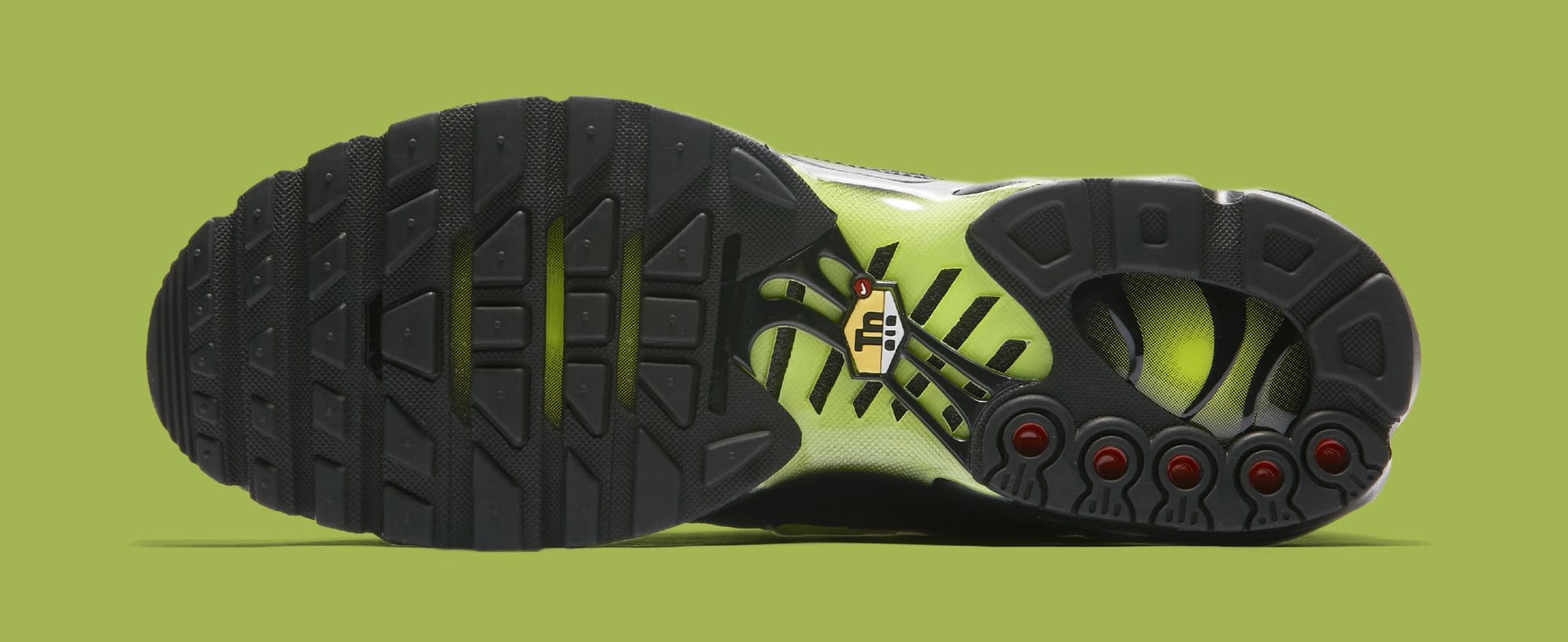Nike Air Max Plus &#x27;Black/Volt Glow-Wolf Grey&#x27; AJ2013-001 (Bottom)