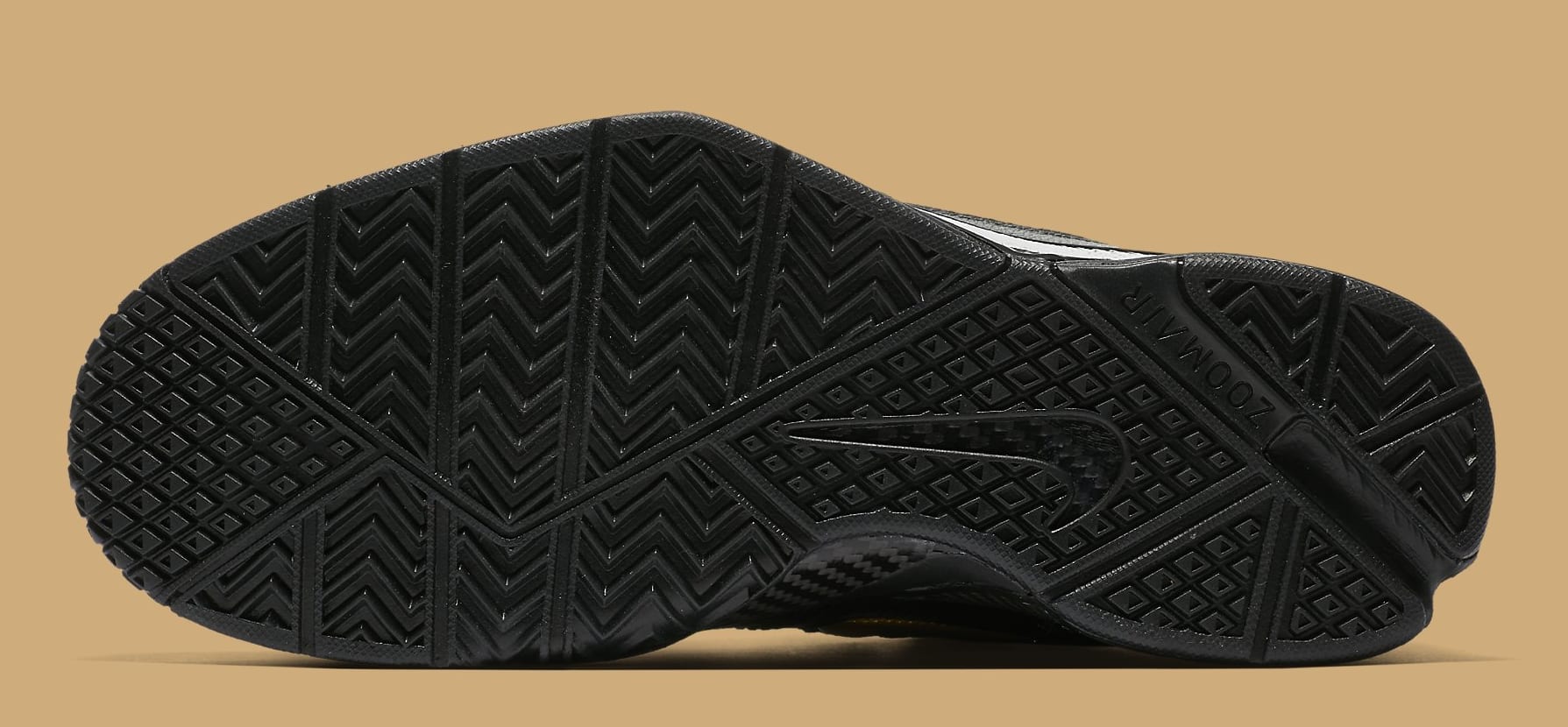 Nike Kobe 1 Protro &#x27;Black/Black/White/Metallic Gold&#x27; AQ2728-002 (Sole)