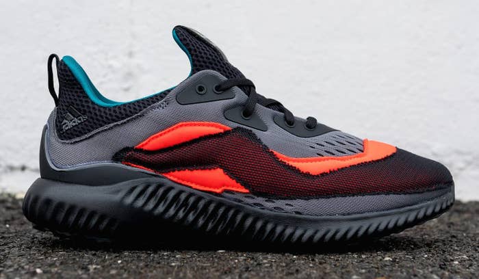 Adidas by Kolor Alphabounce Red/Black (Lateral)