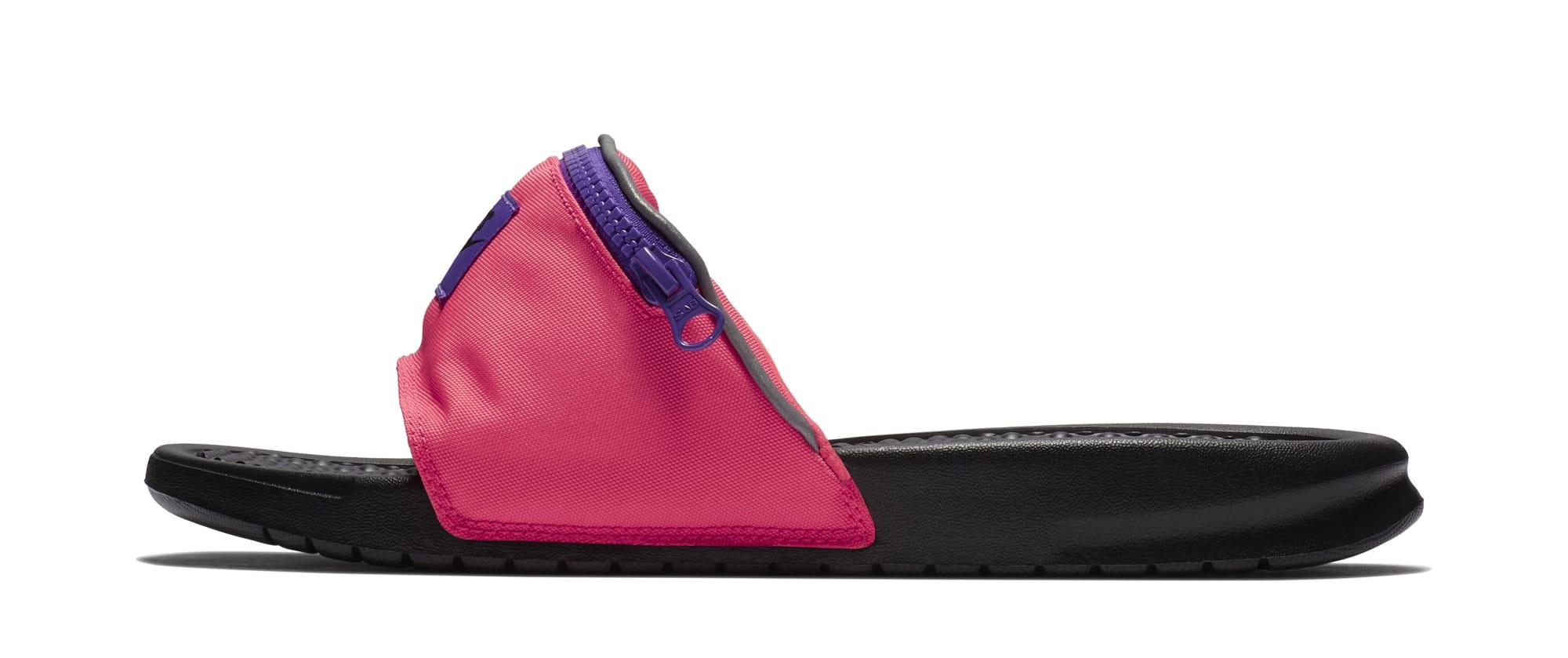 Nike Benassi JDI &#x27;Fanny Pack&#x27; Black/Pink (Lateral)
