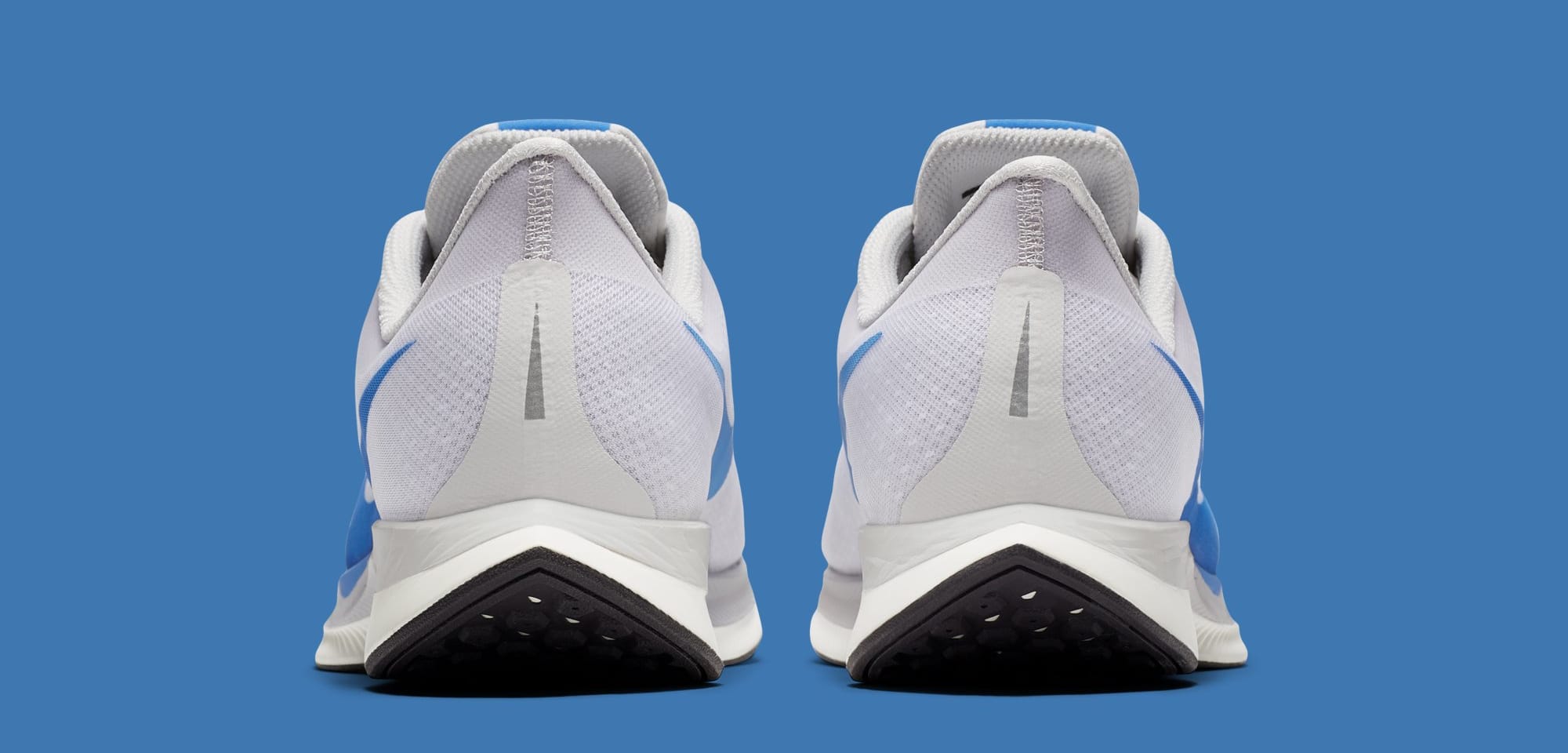 Nike Zoom Pegasus Turbo &#x27;White/Blue Hero/Vast Grey/Blue Void&#x27; AJ4114-140 (Heel)