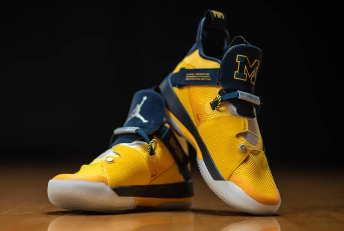 Air Jordan 33 &#x27;Michigan&#x27; PE 6