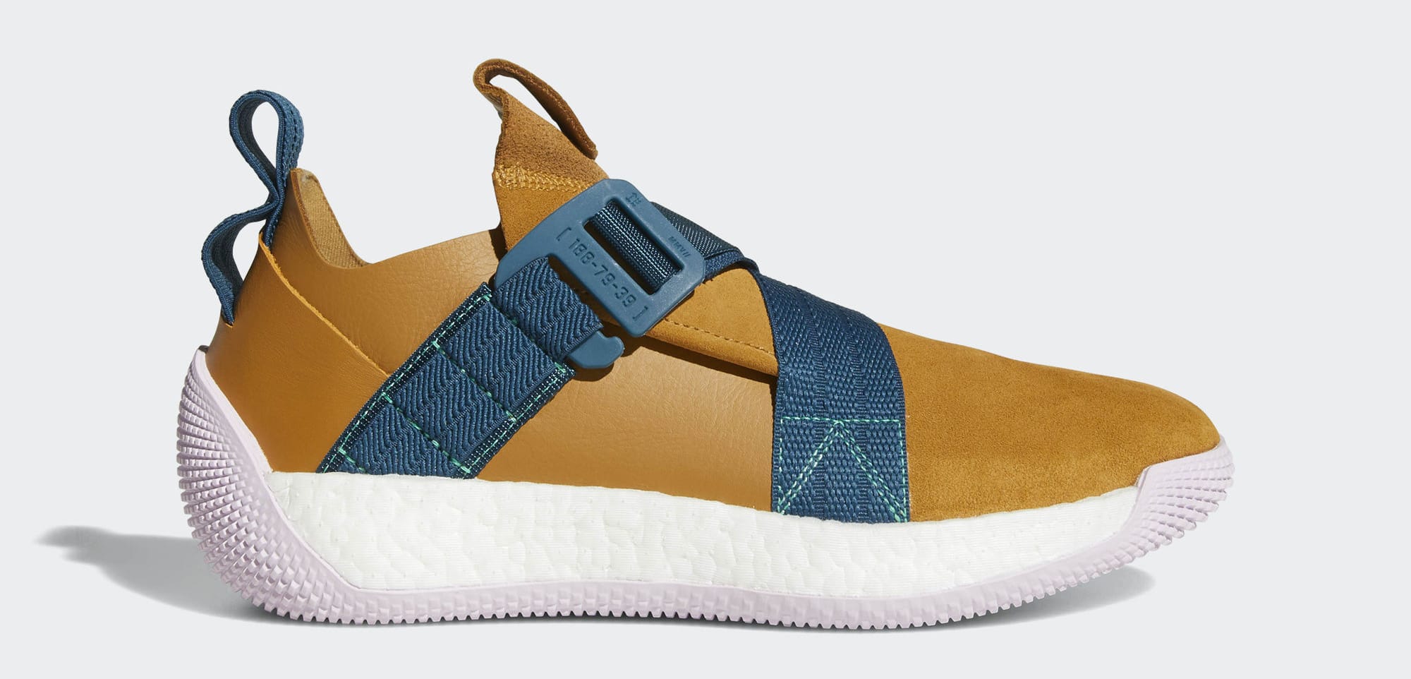 Adidas Harden LS 2 Buckle Brown/Blue AQ0021 (Lateral)