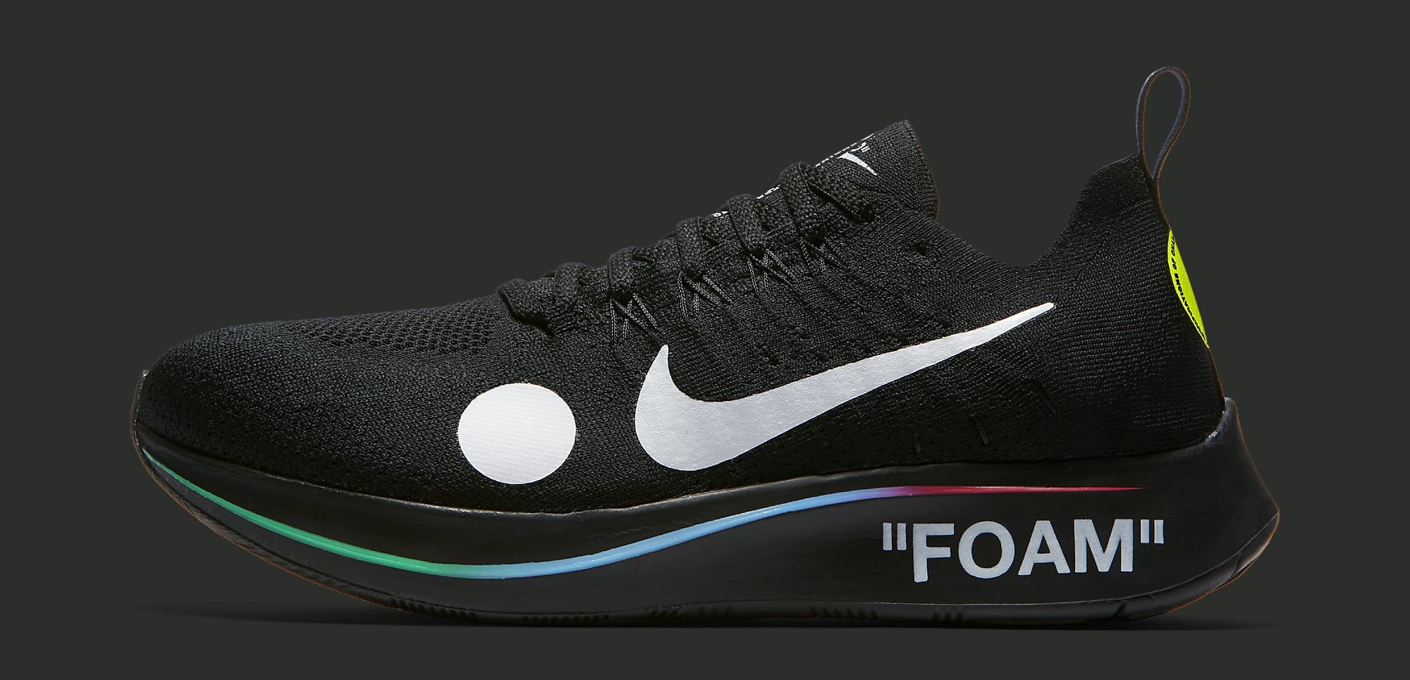 Off-White x Nike Zoom Fly Mercurial Flyknit &#x27;Black&#x27; AO2115-001 (Lateral)