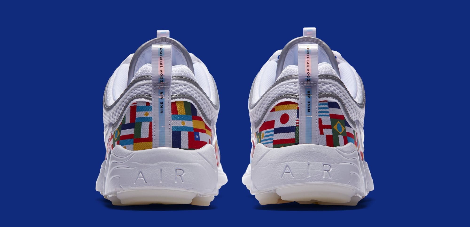 Nike Air Zoom Spiridon &#x27;One World&#x27; AO5121-100 (Heel)