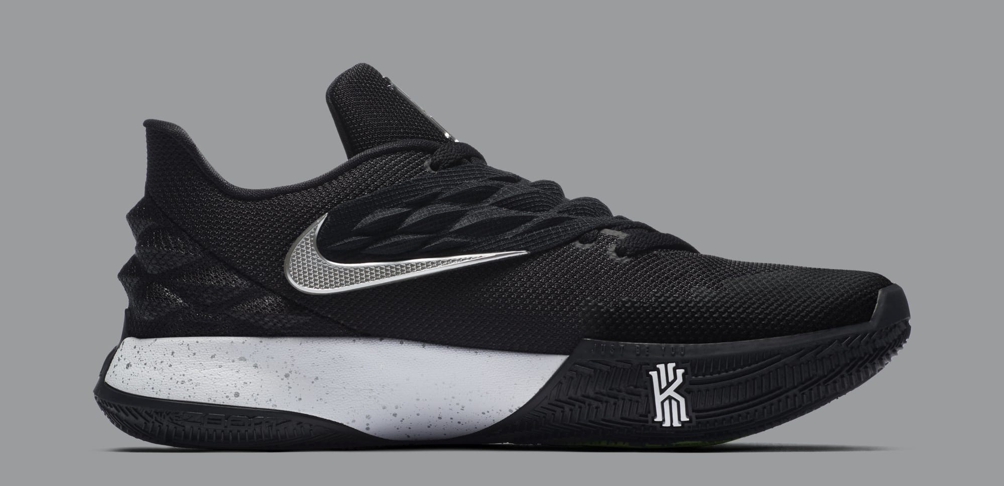 Nike Kyrie 4 Low &#x27;Black/Metallic Silver&#x27; AO8979-003 (Medial)