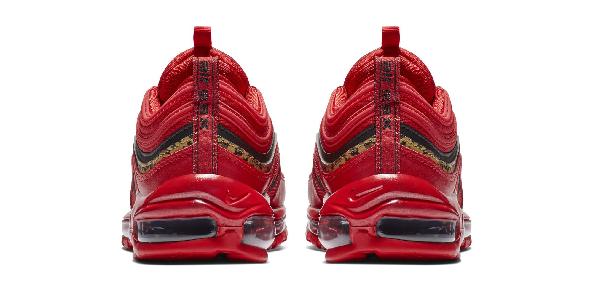 Nike Air Max 97 &#x27;Red/Leopard&#x27; (Heel)