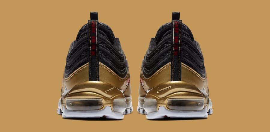 Air max 97 hot sale plus black and gold