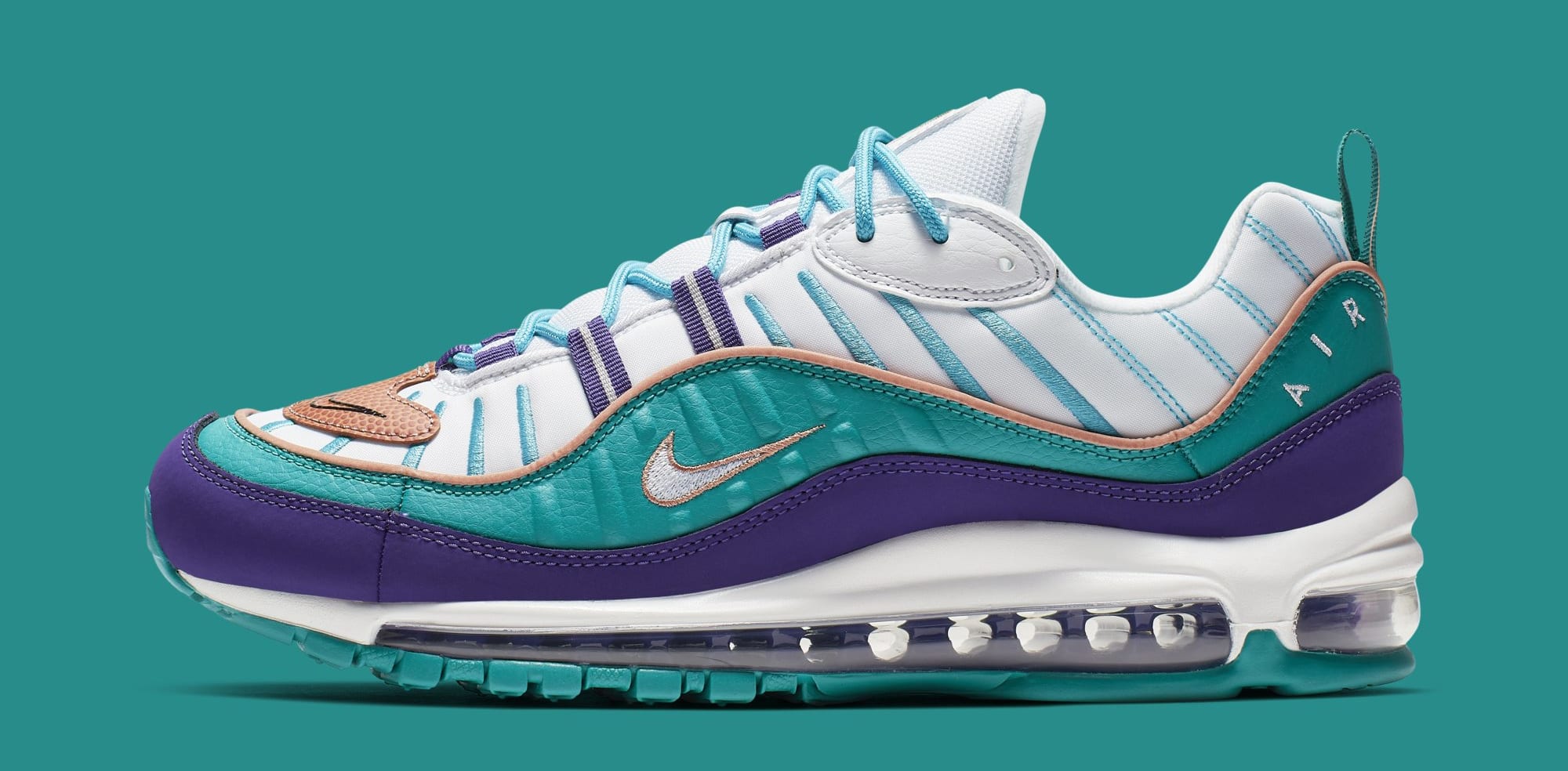 ødemark Bare gør Give Charlotte Hornets Colors Cover This Air Max 98 | Complex