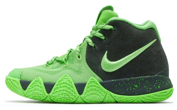 Nike Kyrie 4 GS Spinach Green Release Date AA2897-333 Profile