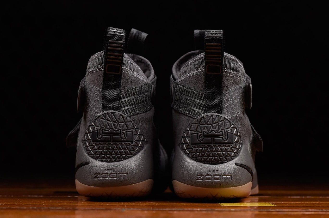 Nike LeBron Soldier 11 Grey Gum Release Date Heel 897646-003