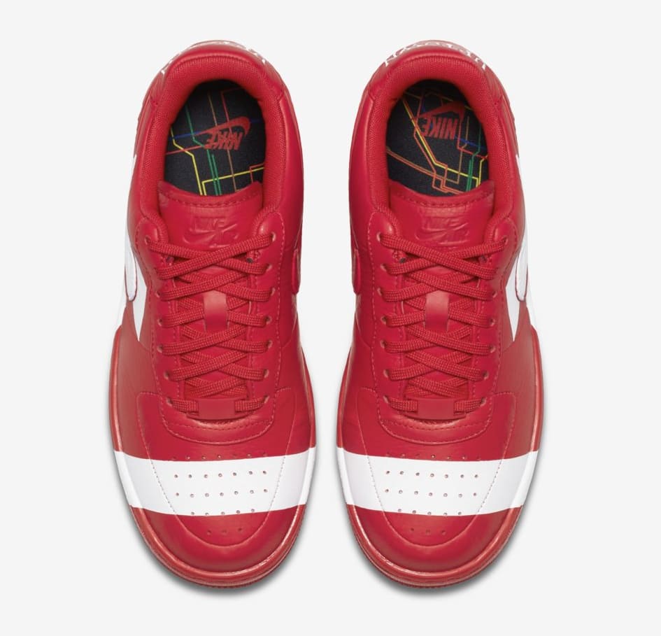 Nike Air Force 1 Upstep WMNS &#x27;Red/White&#x27; (Top)