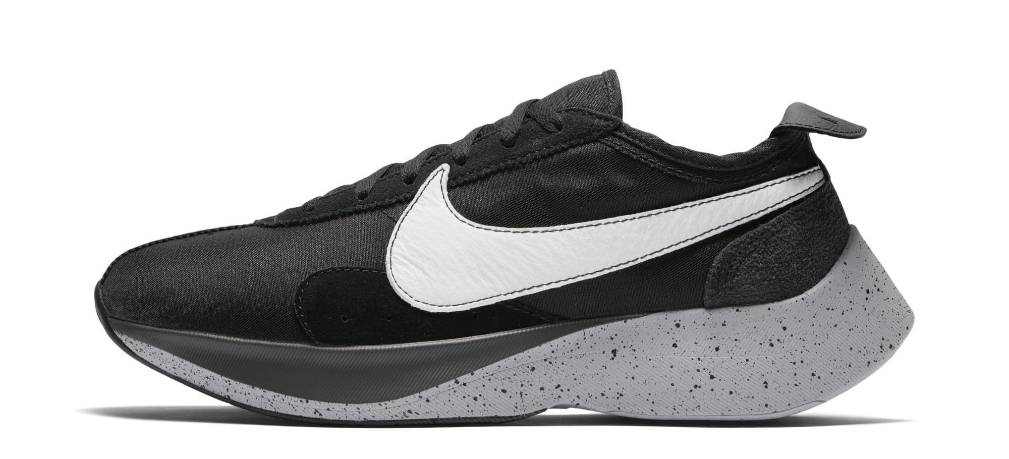 Nike Moon Racer &#x27;Black/White/Wolf Grey&#x27; AQ4121-001 (Lateral)