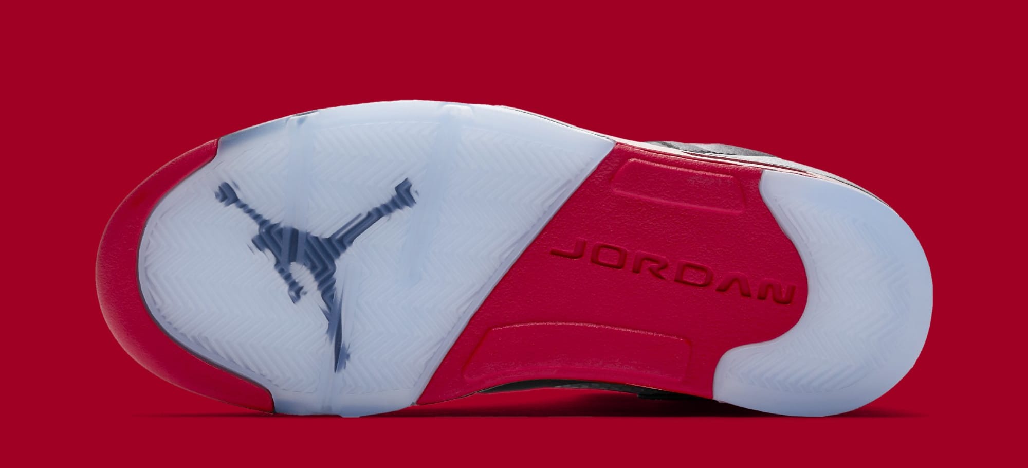Air Jordan 5 Retro &#x27;Black/University Red&#x27; 136027-006 (Sole)