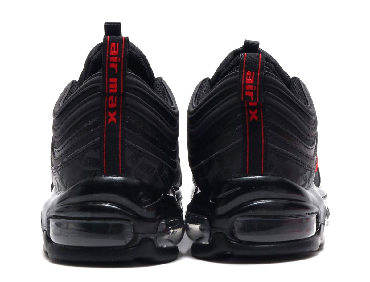 Nike Air Max 97 Black/University Red-Black AR4259-001 (Heel)