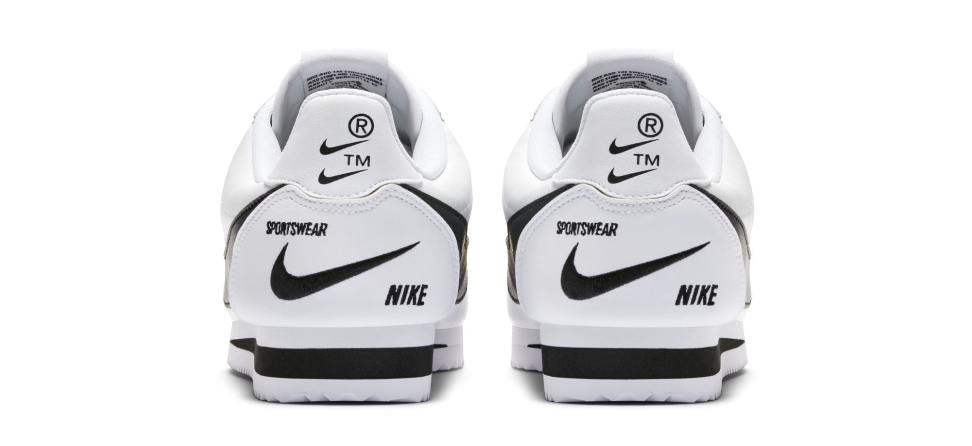 Nike Cortez Classic Premium &#x27;Swoosh&#x27; (Heel)