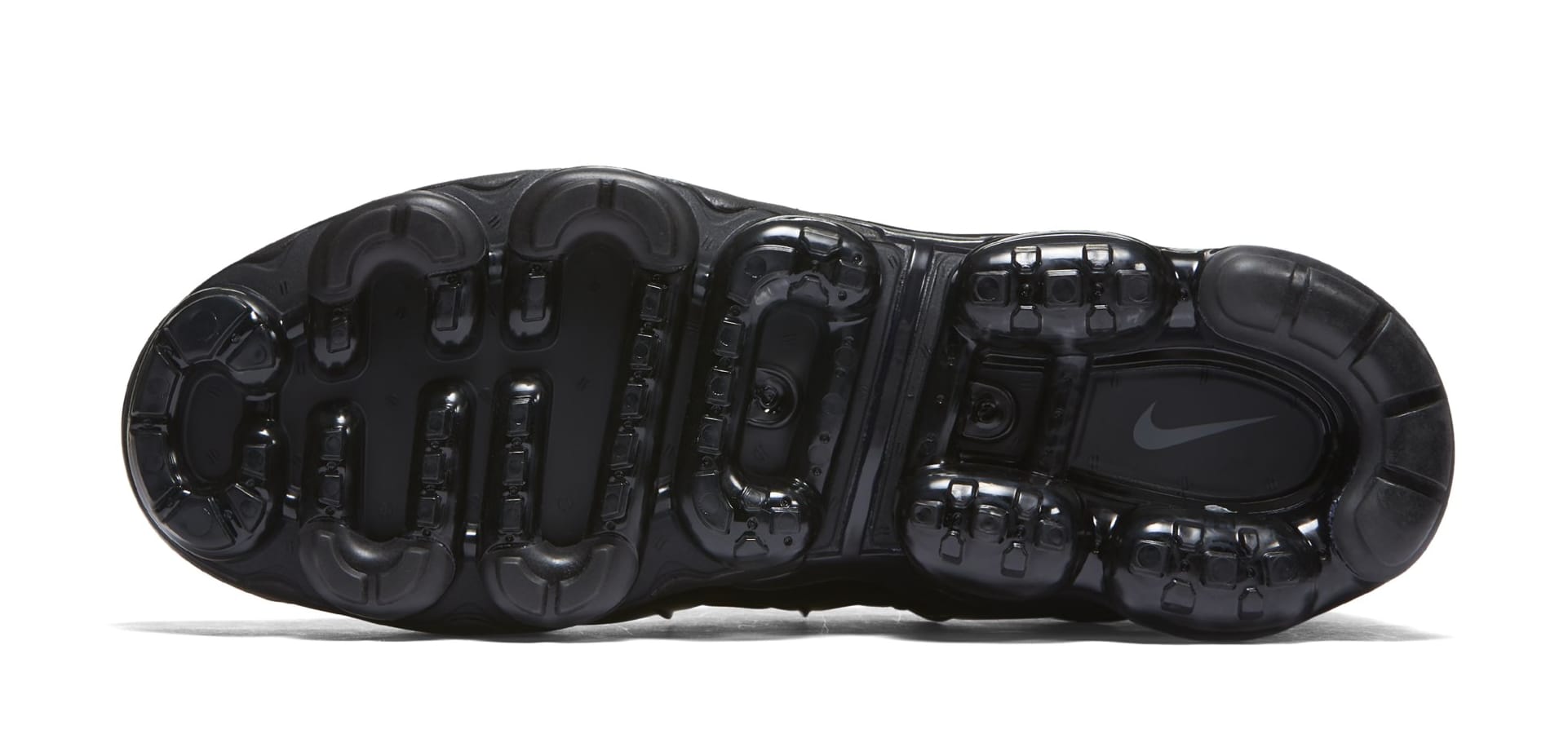 Nike vapormax black hot sale with clear bottom