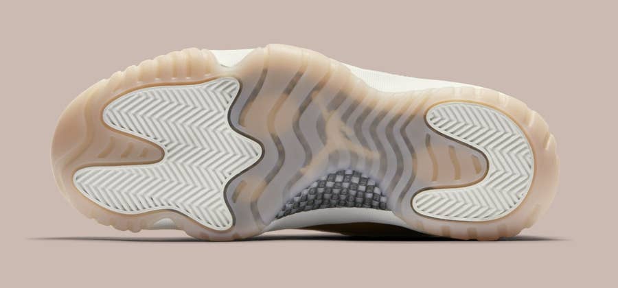 Rose gold low top 11s sales