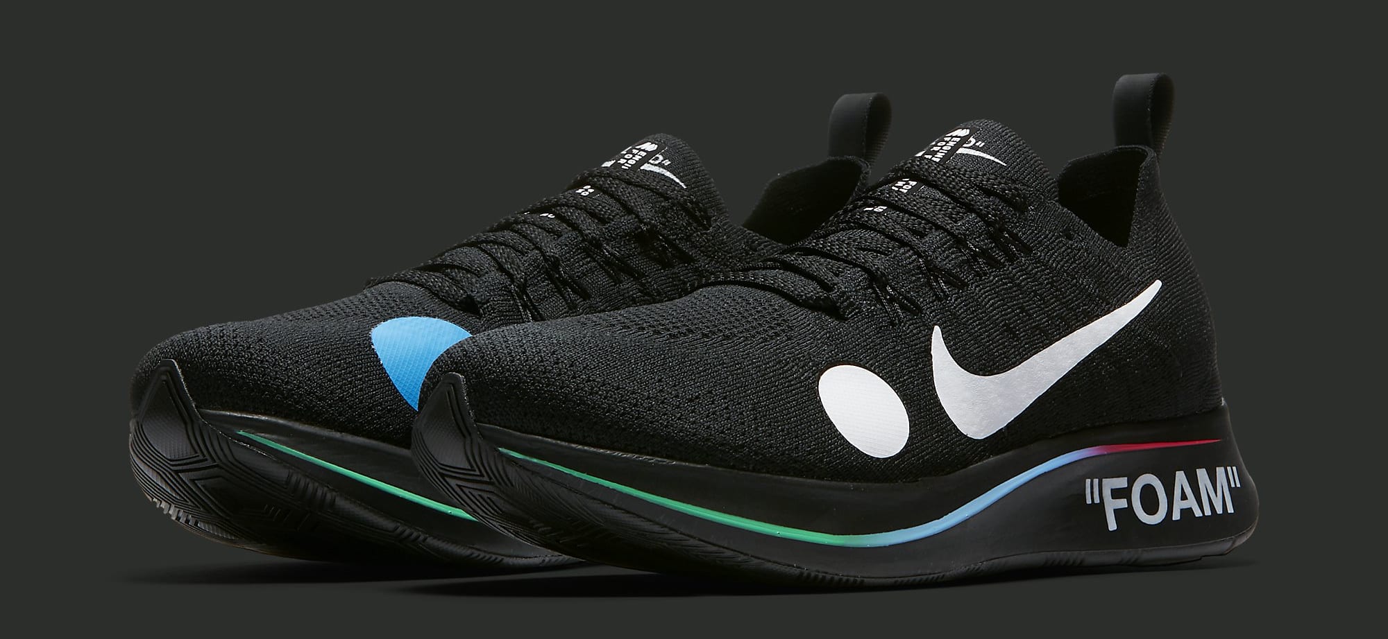 Off-White x Nike Zoom Fly Mercurial Flyknit &#x27;Black&#x27; AO2115-001 (Pair)